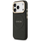 Guess Peony Hot Stamp MagSafe Case for iPhone 17 Pro - Black