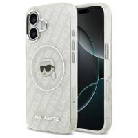 Karl Lagerfeld IML Karl Head Logo MagSafe iPhone 17 Case - Gray