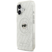 Karl Lagerfeld IML Karl Head Logo MagSafe iPhone 17 Case - Gray