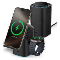 Spigen Essential EF223MS 3-in-1 QI2 Wireless Charger - Black