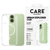 Panzerglass CARE by PanzerGlass Flagship Urban Explorer Case w. White MagSafe for iPhone 17 - Transparent