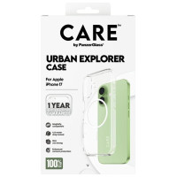 Panzerglass CARE by PanzerGlass Flagship Urban Explorer Case w. White MagSafe for iPhone 17 - Transparent