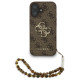 Guess 4G Strap 4G Classic Logo Case for iPhone 16 - Brown