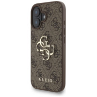 Guess 4G Strap 4G Classic Logo Case for iPhone 16 - Brown