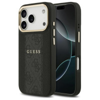 Guess 4G Stripe MagSafe case for iPhone 17 Pro - black