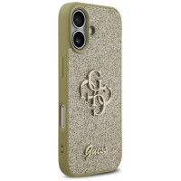 Guess Fixed Glitter Big 4G case for iPhone 17 - gold
