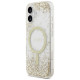 Guess Resin Bottom Glitter MagSafe case for iPhone 17 - gold