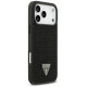 Guess Rhinestone Triangle Logo Case for iPhone 17 Pro Max - Black