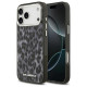 Karl Lagerfeld IML Leopard Pattern MagSafe Case for iPhone 17 Pro Max - Black