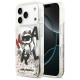 Karl Lagerfeld Liquid Glitter Choupette Logo MagSafe Case for iPhone 17 Pro - Clear