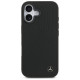 Mercedes Leather Large Laurel Leave MagSafe Case for iPhone 17 - Black