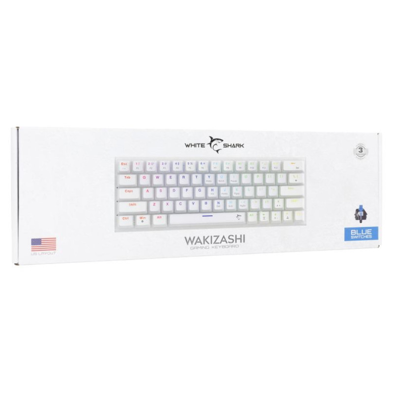 White Shark GK-002221V2 Wakizashi-2 White US-Blue.SW