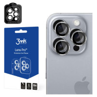 3Mk Protection 3mk Lens Protection Pro Camera Cover with Titanium Frame for iPhone 16 Pro / 16 Pro Max