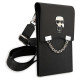 Karl Lagerfeld Ikonik Karl Chain Phone Bag - Black