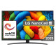 LG TV Set|LG|43"|4K/Smart|3840x2160|Wireless LAN|Bluetooth|webOS|Black|43NANO81A3A