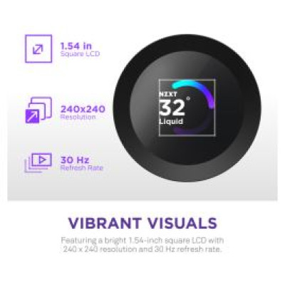 Savio CPU Dzesētājs NZXT Kraken Plus 240 LCD Black