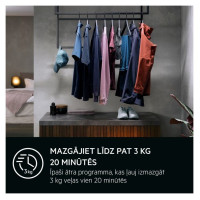 AEG veļas mazg.mašīna (front.ielāde), 8kg, balta - LFR62844BE