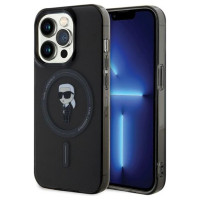 Karl Lagerfeld KLHMP15XHFCKNOK iPhone 15 Pro Max 6.7" black/black hardcase IML Ikonik MagSafe