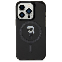 Karl Lagerfeld KLHMP15XHFCKNOK iPhone 15 Pro Max 6.7" black/black hardcase IML Ikonik MagSafe
