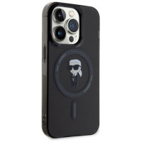 Karl Lagerfeld KLHMP15XHFCKNOK iPhone 15 Pro Max 6.7" black/black hardcase IML Ikonik MagSafe