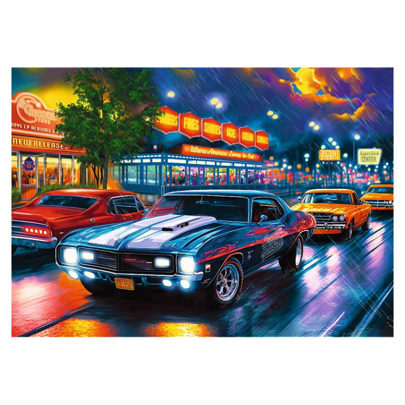 Trefl Premium Plus Puzle Nakts brauciens, 1000 gab.