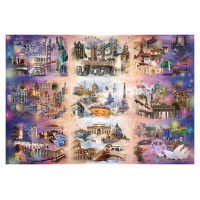 Trefl Prime Puzzle Pilsētas, 13500 gab.