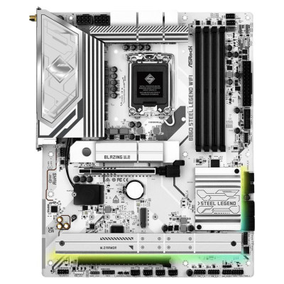 Asrock Mainboard|ASROCK|Intel B860 Express|LGA1851|ATX|Memory DDR5|Memory slots 4|1xPCI-Express 4.0 16x|1xPCI-Express 5.0 16x|1xM.2|1xHDMI|1xDisplayPort|1xAudio-Out|1xMicrophone|3xUSB 2.0|6xUSB 3.2|1xUSB-C w/Thunderbolt|1xOptical S/PDIF|1xRJ45|B860STEELLE