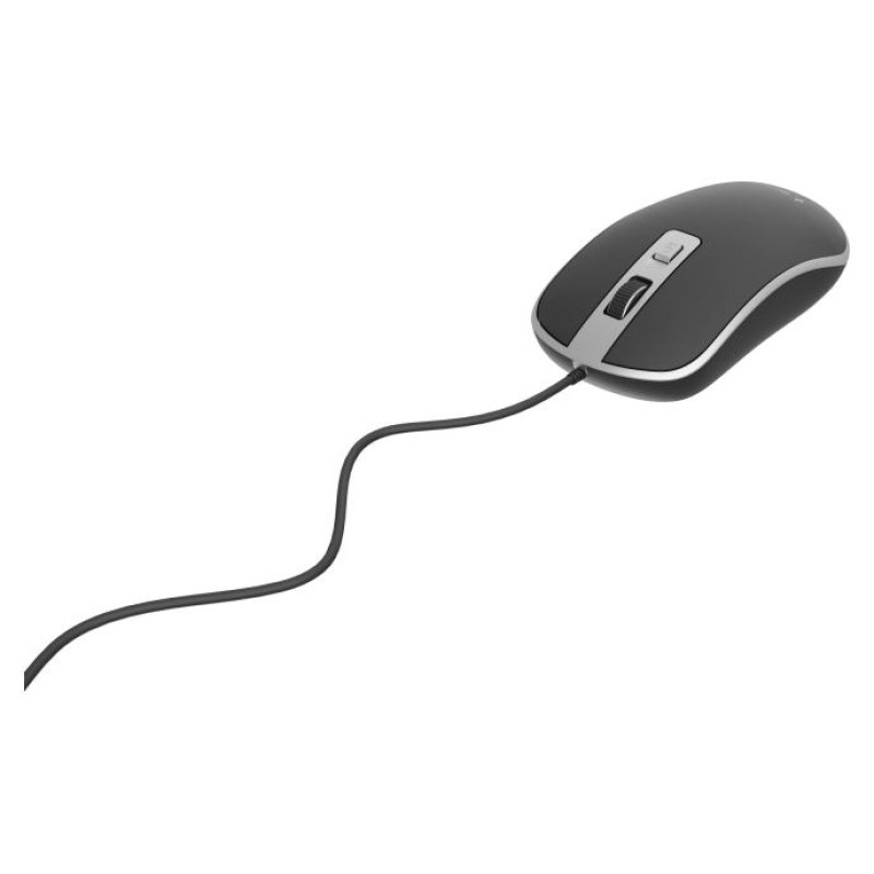 Gembird MOUSE USB OPTICAL BLACK/SILVER/MUS-4B-06-BS GEMBIRD