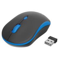 Gembird MOUSE USB OPTICAL WRL BLACK/BLUE MUSW-4B-03-B GEMBIRD