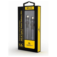 Gembird CABLE USB-C PD 1.5M/CC-USB2B-CMCM100-1.5M GEMBIRD