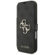 Guess Book 4G Metal Logo Case for iPhone 17 Pro - Black