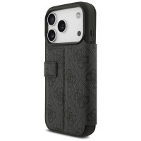 Guess Book 4G Metal Logo Case for iPhone 17 Pro - Black