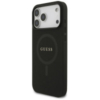 Guess Saffiano Classic Logo MagSafe Case for iPhone 17 Pro Max - Black