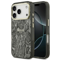 Guess Python Pattern MagSafe Case for iPhone 17 Pro - Black