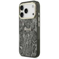 Guess Python Pattern MagSafe Case for iPhone 17 Pro - Black
