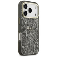 Guess Python Pattern MagSafe Case for iPhone 17 Pro - Black