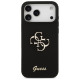 Guess Silicone Big 4G Script Case for iPhone 17 Pro Max - Black