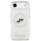 Karl Lagerfeld IML Glitter Karl&Choupette Heads Logo MagSafe Case for iPhone Air - Gray