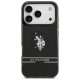 U.s. Polo Assn. US Polo DH and Bottom Stripe Logo MagSafe Case for iPhone 17 Pro - Black