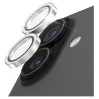 Panzerglass Hoops Glitter Tempered Glass Lens Screen Protector for iPhone 17 / 16 / 16 Plus - Silver