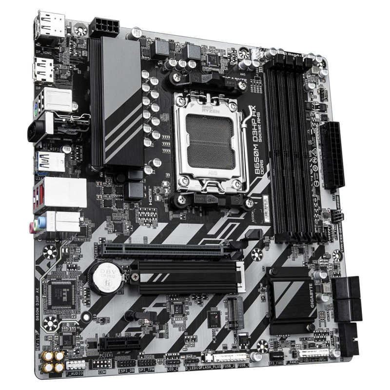 Gigabyte Mainboard|GIGABYTE|AMD B650|SAM5|Micro-ATX|Memory DDR5|Memory slots 4|B650MD3HPAX1.3
