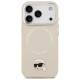Karl Lagerfeld Karl Pin MagSafe Case for iPhone 17 Pro - Beige