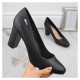 Inny Sergio Leone W SK193A black block heel pumps (38)