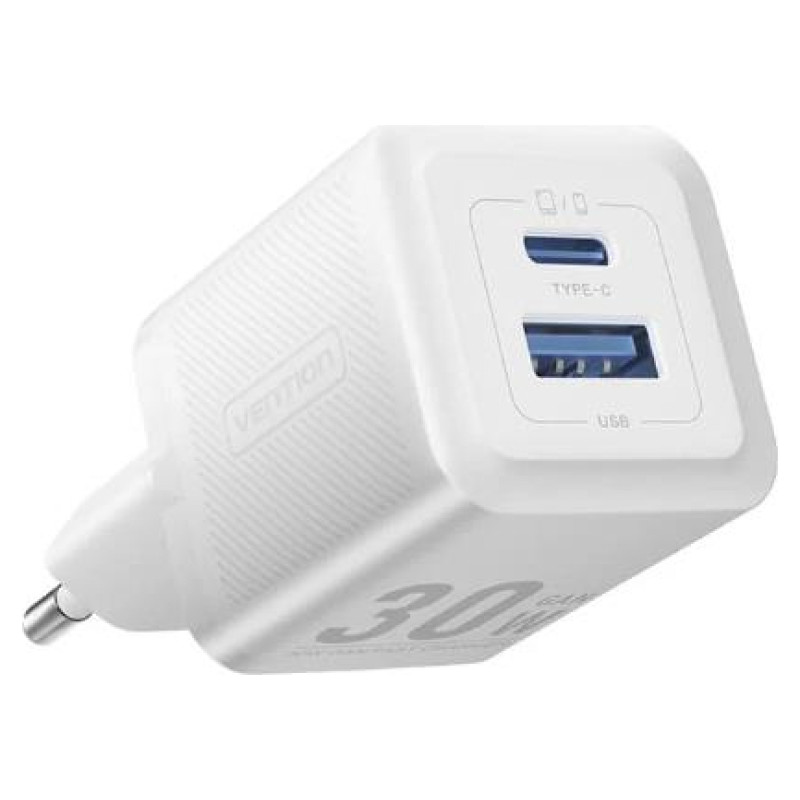 Vention MOBILE CHARGER WALL 30W USB/2P WHITE FEQW0-EU VENTION