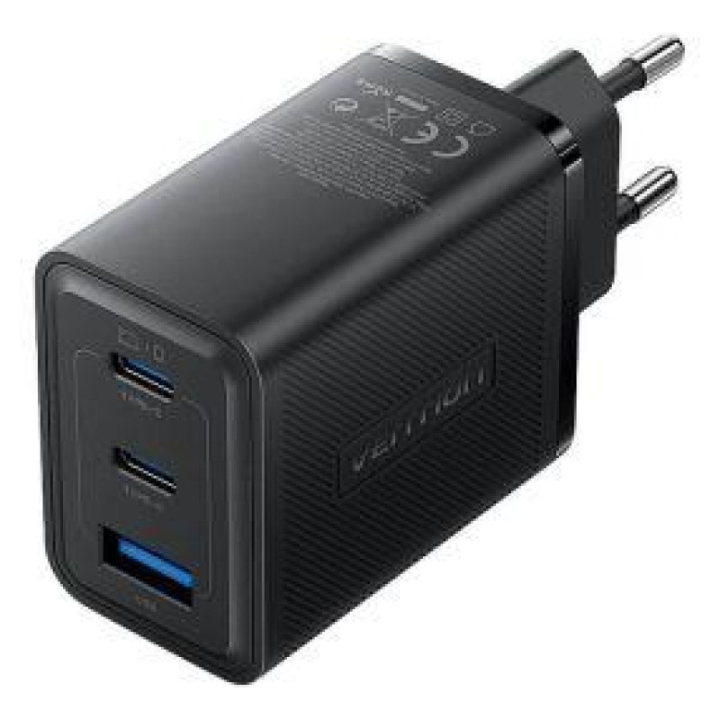 Vention MOBILE CHARGER WALL 65W USB/3P BLACK FERB0-EU VENTION