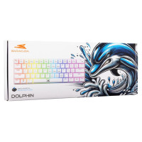 Baracuda BGK-03221 Dolphin White US Mechanical Blue Switches
