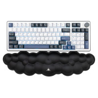 White Shark KP-011 Cumulus Cloudy Keyboard Wrist Rest Black