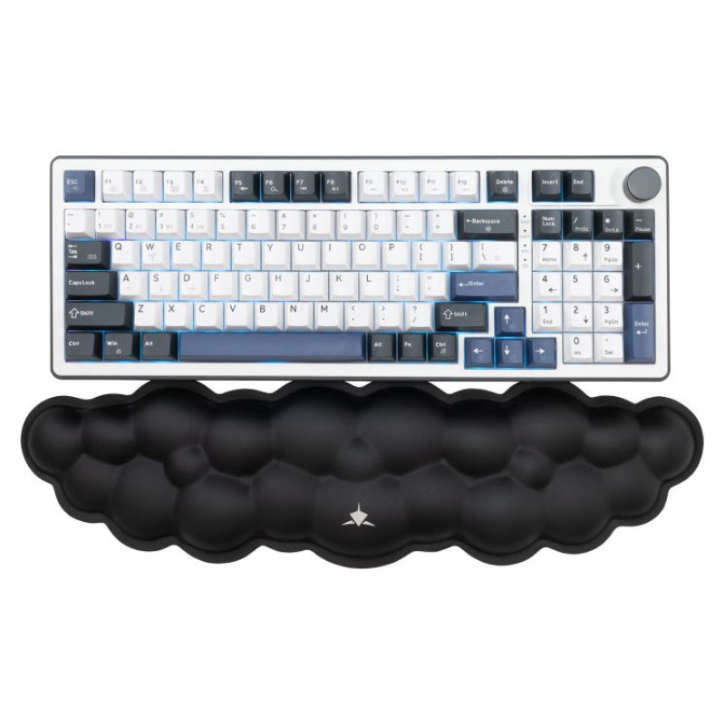 White Shark KP-011 Cumulus Cloudy Keyboard Wrist Rest Black