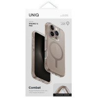 Uniq Combat iPhone 16 Pro 6.3" Magclick Charging case gold/taupe gold