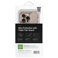 Uniq Combat iPhone 16 Pro 6.3" Magclick Charging case gold/taupe gold